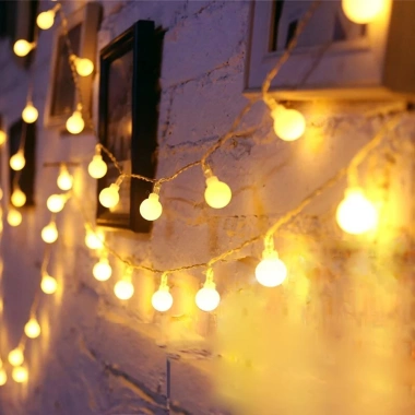 Dây đèn LED Cherry Ball bi đục trang trí lễ Tết decor nhà cửa giá 38.000 VND 3 Dây đèn LED Cherry Ball bi đục trang trí lễ Tết decor nhà cửa giá 38.000 VND 3