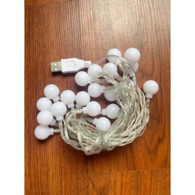 Dây Đèn Led Cherry Ball Bóng Tròn Cắm USB Pin hoặc 220V Giá chỉ 49.000₫