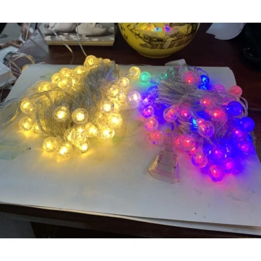 Dây Đèn LED Cherry Ball Bọt 10m Bóng Pha Lê Phích Nối Dài Trang Trí Noel Giá 45.000đ 3