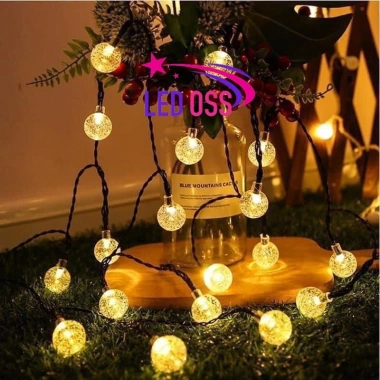 Dây Đèn LED Cherry Ball Bọt 10m Bóng Pha Lê Phích Nối Dài Trang Trí Noel Giá 45.000đ 5