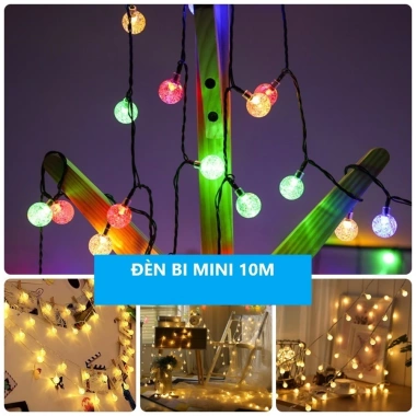 Dây Đèn LED Cherry Ball Bọt 10m Bóng Pha Lê Phích Nối Dài Trang Trí Noel Giá 45.000đ 6