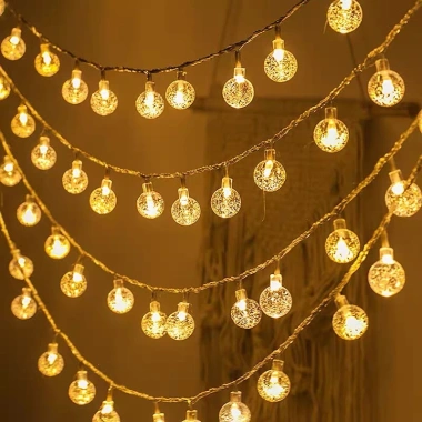 Dây Đèn LED Cherry Bọt Nước 10m - 100 Bóng Trang Trí Cây Thông Noel, Giá 79.000 VND 2