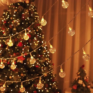Dây Đèn LED Cherry Bọt Nước 10m - 100 Bóng Trang Trí Cây Thông Noel, Giá 79.000 VND 8