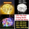 Dây đèn LED chống nước ngoài trời, hạt gạo chớp nháy Giáng sinh Noel Tết, giá 99.000₫ 2