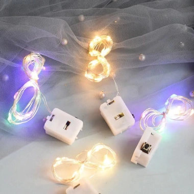 Dây Đèn Led Chớp Nháy 6m Nhiều Màu - Trang Trí Noel, Tết, Ngoài Trời 220V