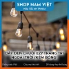 Dây Đèn LED Chuôi E27 Chống Nước, Kèm Bóng Đèn, Trang Trí Ngoài Trời - 299k