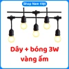 Dây Đèn LED Chuôi E27 Chống Nước, Kèm Bóng Đèn, Trang Trí Ngoài Trời - 299k 10