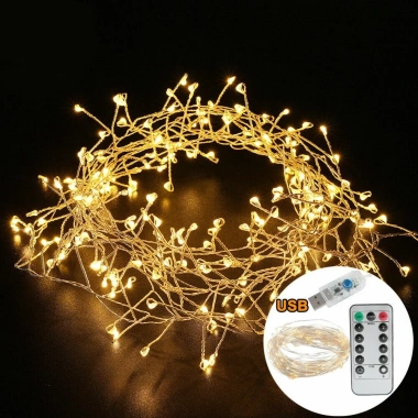 Dây đèn Led điều khiển từ xa chống thấm nước, trang trí Giáng Sinh chất lượng cao - Giá chỉ 98.230 VND 5