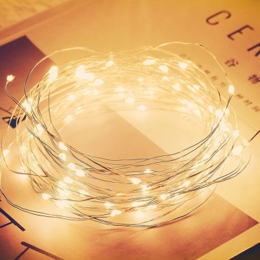 Dây đèn LED đom đóm 3m Fairy Light - Đèn trang trí tiệc, giá 3.996 VND, ánh sáng lung linh