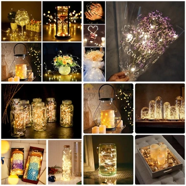 Dây đèn LED đom đóm 3m Fairy Light - Đèn trang trí tiệc, giá 3.996 VND, ánh sáng lung linh 9 Dây đèn LED đom đóm 3m Fairy Light - Đèn trang trí tiệc, giá 3.996 VND, ánh sáng lung linh 9
