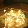 Dây đèn LED đom đóm nhấp nháy vàng nắng 3 chế độ dùng pin decor giá chỉ 5.000₫