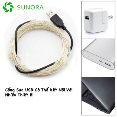 Dây Đèn LED Đom Đóm USB 5-10-20m - Đèn Trang Trí Nhẹ, Giá 42.000 VND 2