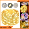 Dây đèn LED hạt gạo 10-100m chống nước, chớp nháy đa dạng, dùng ngoài trời, giá 53.000₫