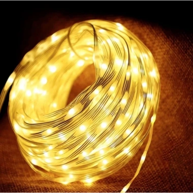 Dây đèn LED hạt gạo 10-100m chống nước, chớp nháy đa dạng, dùng ngoài trời, giá 53.000₫ 3