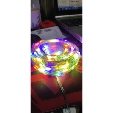 Dây đèn LED hạt gạo 40m nhiều màu chống nước chớp nháy - Trang trí lễ tết 65.000₫