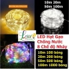 Dây đèn Led hạt gạo Ngọc trai xanh 8 chế độ, ngoài trời, chống nước, 99.000₫