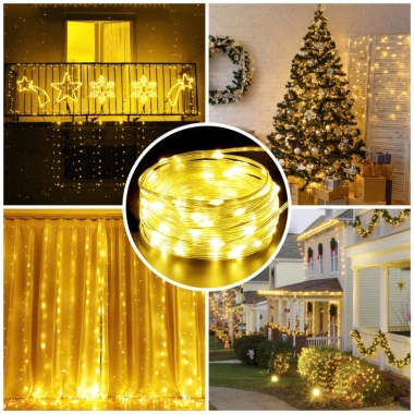 Dây đèn LED hạt gạo siêu sáng, chống nước, ngoài trời, Giáng Sinh, Noen lễ Tết - Giá 33.950₫ 7 Dây đèn LED hạt gạo siêu sáng, chống nước, ngoài trời, Giáng Sinh, Noen lễ Tết - Giá 33.950₫ 7