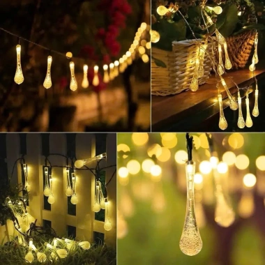 Dây Đèn Led Hình Giọt Nước - Trang Trí Tết và Giáng Sinh, Giá Ưu Đãi 26.000₫