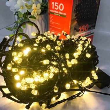 Dây Đèn Led Kim Cương 40m 160 Bóng Đơn và Đa Sắc IP65 Cắm 220V Sáng Tiết Kiệm 10 Dây Đèn Led Kim Cương 40m 160 Bóng Đơn và Đa Sắc IP65 Cắm 220V Sáng Tiết Kiệm 10