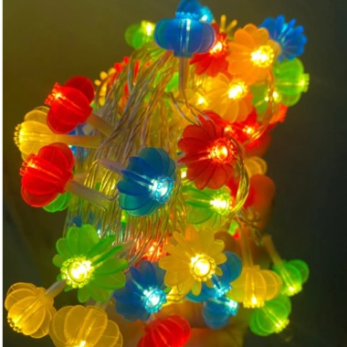 Dây đèn LED lồng đèn khía nhỏ trang trí Tết 5m-10m, may mắn, giá 49.000₫ 7