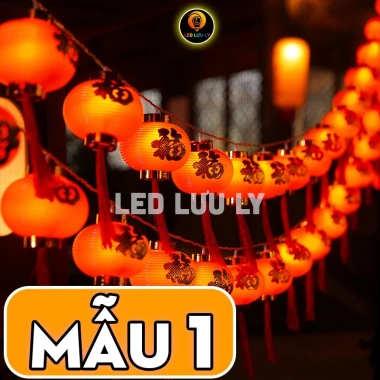 Dây Đèn LED Lồng Đèn Ngang 4-5m Đầu Nối Dài Chống Thấm Ngoài Trời - Tết 2.025 50k 10 Dây Đèn LED Lồng Đèn Ngang 4-5m Đầu Nối Dài Chống Thấm Ngoài Trời - Tết 2.025 50k 10