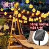 Dây đèn LED năng lượng mặt trời chống nước - Trang trí sân vườn, giá chỉ 69.999 VND