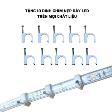 Dây đèn LED ngoài trời 30m‑5m siêu sáng 2 hàng, chống nước, kèm nguồn điều khiển - giá chỉ 73.000₫ 2