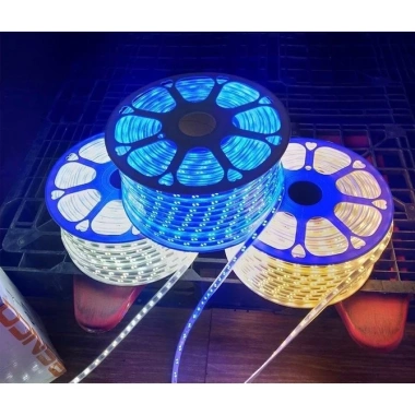Dây đèn LED ngoài trời 30m‑5m siêu sáng 2 hàng, chống nước, kèm nguồn điều khiển - giá chỉ 73.000₫ 4