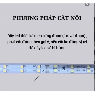 Dây đèn LED ngoài trời 30m‑5m siêu sáng 2 hàng, chống nước, kèm nguồn điều khiển - giá chỉ 73.000₫ 8