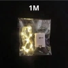 Dây đèn LED nháy 100 bóng vàng 1m, 3 chế độ, có pin - Trang trí Tết, Giáng sinh 8