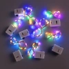 Dây đèn LED nháy 100 bóng vàng 1m, 3 chế độ, có pin - Trang trí Tết, Giáng sinh 9