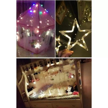 Dây đèn LED nháy cây thông Noel kiểu Rèm - Trang trí nội thất quán cafe, Giáng sinh, Tết, giảm giá 21% chỉ 79.000₫ 3 Dây đèn LED nháy cây thông Noel kiểu Rèm - Trang trí nội thất quán cafe, Giáng sinh, Tết, giảm giá 21% chỉ 79.000₫ 3