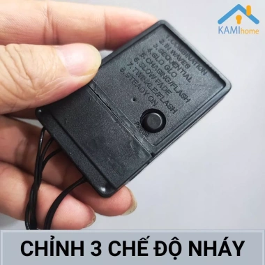 Dây đèn LED nháy cây thông Noel kiểu Rèm - Trang trí nội thất quán cafe, Giáng sinh, Tết, giảm giá 21% chỉ 79.000₫