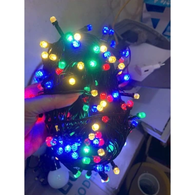 Dây Đèn LED Nháy Chớp Kim Cương 20-50m Trang Trí Cây Thông Noel Tết Ngoài Trời 50k 9