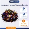 Dây Đèn LED Nháy Chớp Kim Cương 20m/50m – Trang Trí Cây Thông Tết Ngoài Trời, Giá 45k