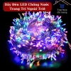 Dây đèn LED nháy đa màu 10-100m, chớp 10m/20m/30m/50m/100m - Trang trí cây, nhà, sân vườn, giảm giá 60.000đ