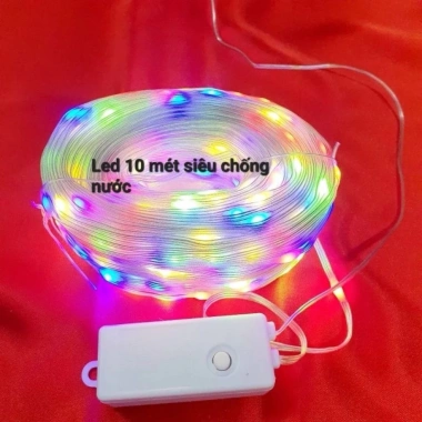 Dây Đèn LED Nháy Pháo Hoa 5 Chùm 3 Tầng 2 Tầng - Trang Trí Nhà Cửa, Giá Ưu Đãi 85k