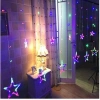 Dây đèn LED nháy rèm trăng sao - Trang trí ngoài trời, cắm điện, giảm giá 5
