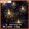 Dây Đèn LED Pháo Hoa 3 Tầng 5 Chùm Màu Vàng - Trang Trí Siêu Đẹp Giá ưu đãi 65.000₫