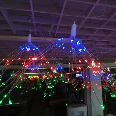 Dây Đèn LED Pháo Hoa 3 Tầng 5 Chùm Màu Vàng - Trang Trí Siêu Đẹp Giá ưu đãi 65.000₫