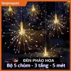 Dây đèn LED pháo hoa 360LED chống nước, treo ngoài trời, giáng sinh, tết – 220V, giảm giá 119k
