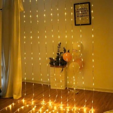 Dây đèn LED rẻ cây 20‑100m, chớp nháy, ánh sáng trắng‑vàng – Giá chỉ 225.000đ 9