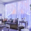 Dây đèn LED rèm 3x3m 6x3m 24 sợi nháy 8 chế độ trang trí Tết Noel giá 119.000 VND 7
