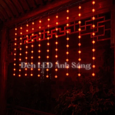 Dây đèn LED Rèm lồng 4,5m 10 sợi - Trang trí Lễ Tết, giá ưu đãi 185.000 VND 2