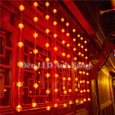 Dây đèn LED Rèm lồng 4,5m 10 sợi - Trang trí Lễ Tết, giá ưu đãi 185.000 VND 3
