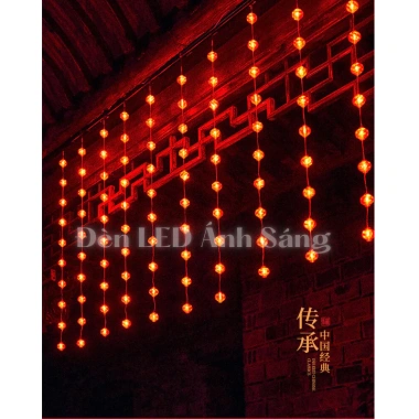 Dây đèn LED Rèm lồng 4,5m 10 sợi - Trang trí Lễ Tết, giá ưu đãi 185.000 VND 6
