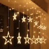 Dây đèn LED thả 10 ngôi sao nháy đa màu - Trang trí Noel, Giáng sinh, tiệc Năm Mới, giá 39.000đ 5