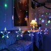 Dây đèn LED thả 10 ngôi sao nháy đa màu - Trang trí Noel, Giáng sinh, tiệc Năm Mới, giá 39.000đ 7