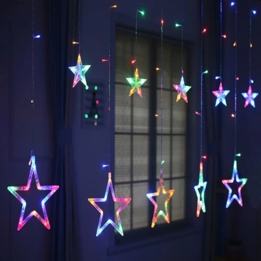 Dây đèn LED thả 10 ngôi sao nháy đa màu - Trang trí Noel, Giáng sinh, tiệc Năm Mới, giá 39.000đ 8 Dây đèn LED thả 10 ngôi sao nháy đa màu - Trang trí Noel, Giáng sinh, tiệc Năm Mới, giá 39.000đ 8
