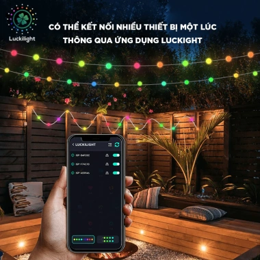 Dây Đèn LED Thông Minh 16 Triệu Màu Noel Tết Nháy Theo Nhạc App Remote 100k 3